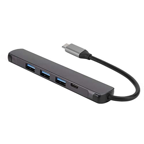 Socobeta Convertidor de Tipo C a HDMI Convertidor de concentrador Robusto Estación de Acoplamiento de concentrador USB 3.0 Fuerte Resistencia a la corrosión Alta Resistencia para Tableta para