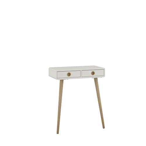Steens Furniture Soft Line 438/50 Consola, MDF, Color Blanco, 76 x 65 x 30 cm