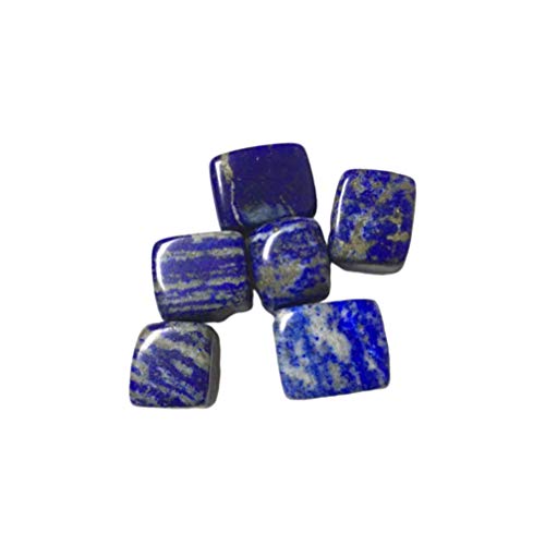 SUPVOX Chips de Lapislázuli Natural Pulido Piedra de Cristal Adorno de Escritorio Irregular Decoración de Maceta Interior para El Hogar (1.5-2.5Cm 100G)
