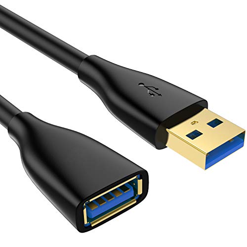 Syncwire SW-UE031, Cable Alargador USB 3.0 tipo A Macho a tipo A Hembra, negro, 2m