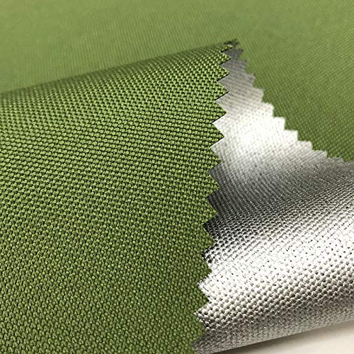 Tela Oxford ignífuga 600D elástica, resistente al fuego, impermeable, tela decorativa, plegable, bolsa de tela, A4, color verde