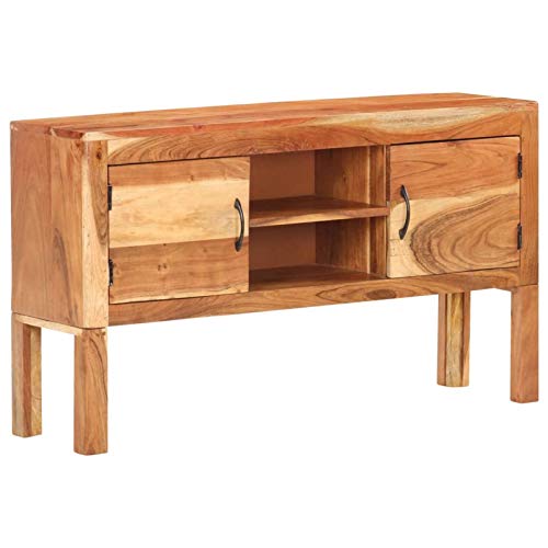 Tidyard Armario Auxiliar Mueble Salón 10# Aparador de Madera Maciza de Acacia 116x30x66 cm Tidyard Armario Auxiliar Mueble Salón 10# Aparador de Madera Maciza de Acacia 116x30x66 cm