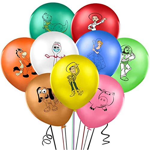 Toy Story Party Supplies - YUESEN Toy Story Globo de látex Party Decoración, Fiesta de cumpleaños Suministros Globo Decoración para decoración de fiesta de cumpleaños para niños 18pcs