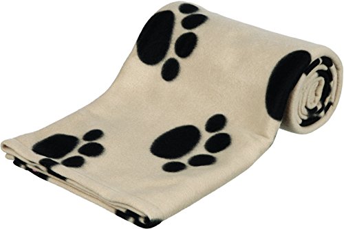 TRIXIE Manta para Perros Mascotas - Manta Sofa Suave Manta para Mascotas Perros Gatos Cálida Protección Manta Barney 150x100 cm Beige