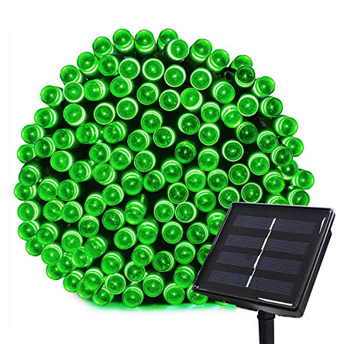 Tuokay 22M Guirnalda de Luces de Energía Solar 8 Modos 200 LED Cadena de Luces Impermeables para Decorar Patio, Jardín, Terraza, Boda, Fiesta, Navidad (Verde)