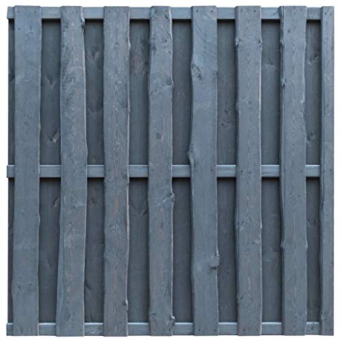 UnfadeMemory Panel de Valla Jardín con Borde Irregular,Valla Madera de Jardín,Privacidad de Jardín o Valla Residencial,Decoración de Jardín,Estilo Rústico,Madera de Pino FSC,180x180cm (Gris) UnfadeMemory Panel de Valla Jardín con Borde Irregular,Valla Madera de Jardín,Privacidad de Jardín o Valla Residencial,Decoración de Jardín,Estilo Rústico,Madera de Pino FSC,180x180cm (Gris)