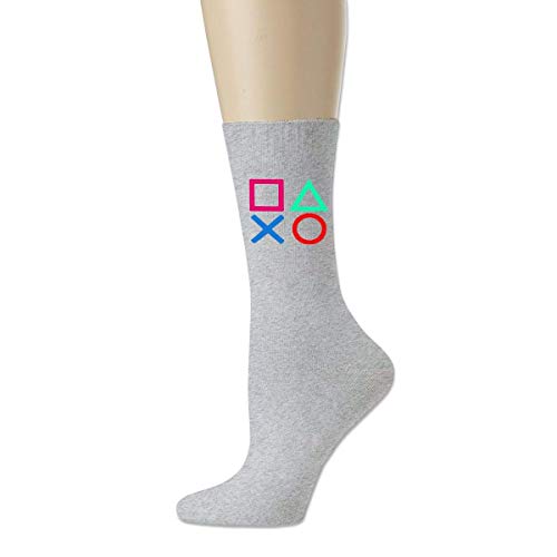 Uosliks Playstation Joypad Unsiex Cotton The Foot Cushioned Socks Crew Sock Model#542