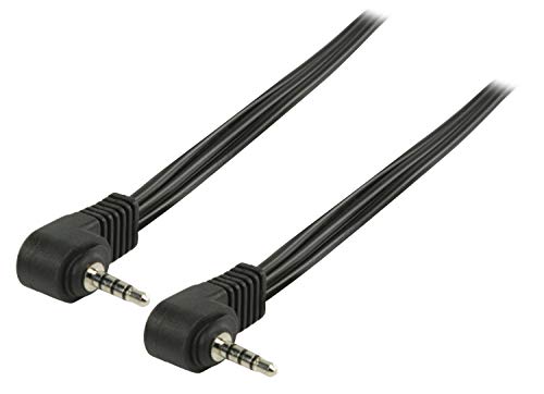VALUELINE P22000B10 Cable Jack 3'5MM M-M ACOD, Negro VALUELINE P22000B10 Cable Jack 3'5MM M-M ACOD, Negro