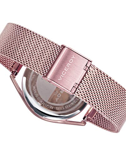 Viceroy Air - Reloj para Mujer Acero Chapado Oro Rosa Esfera Gris 42392-17 Viceroy Air - Reloj para Mujer Acero Chapado Oro Rosa Esfera Gris 42392-17
