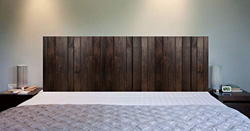 Wayshop | Cabecero Cama Madera Marrón | Material Forex PVC 5 mm | Diseño Elegante | Medidas 150 cm x 60 cm (1 Unidad)