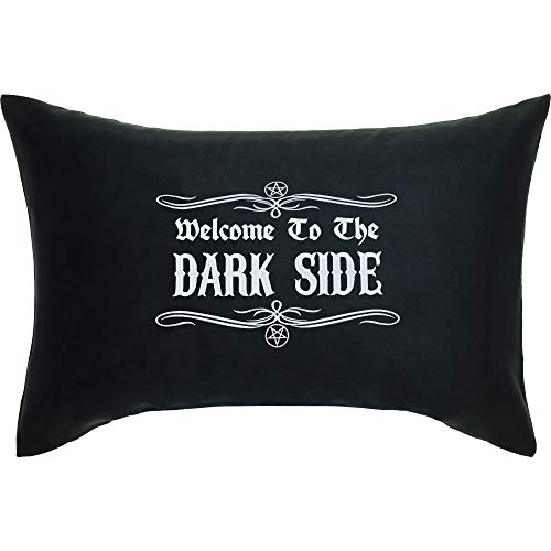 Welcome To The Dark Side Cojín con funda y frase (40 x 60 cm), diseño de Darth Vader Welcome To The Dark Side Cojín con funda y frase (40 x 60 cm), diseño de Darth Vader