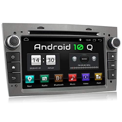 XOMAX XM-D03LA Radio de Coche con Android 10 Adecuado para Opel Corsa, Astra, Vectra, Zafira etc. I 4 Core, 2GB RAM, 32GB ROM I GPS I Bluetooth I 7" Pantalla Táctil I DVD, CD, USB, SD, RDS