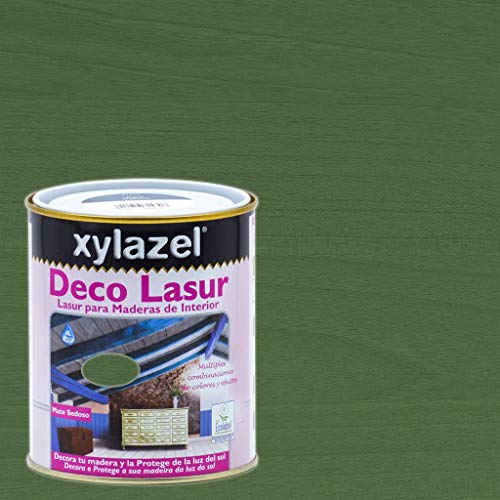 Xylazel - Protección madera deco lasur 750ml provenzal verde