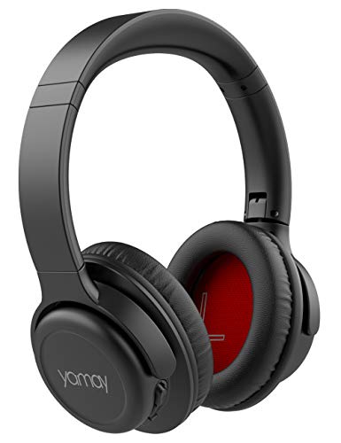 YAMAY Auriculares Bluetooth con Micrófono, Bluetooth 5.0 Audio Estéreo Infinito y 3.5 mm Jack para PC/Mac/Teléfono Móvil/Laptop Trabajar, Gaming o Escuchar Música Cascos YAMAY Auriculares Bluetooth con Micrófono, Bluetooth 5.0 Audio Estéreo Infinito y 3.5 mm Jack para PC/Mac/Teléfono Móvil/Laptop Trabajar, Gaming o Escuchar Música Cascos