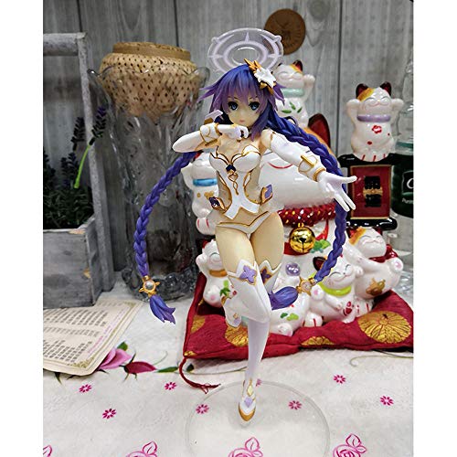 ZDYHBFE Hyperdimension Neptunia Anime Electric Shock Limited Neptunia Four Diadess Purple Hearping Figurine Boutique Estatua Muñeca Escultura Decoración de Juguete Modelo Altura 25 cm
