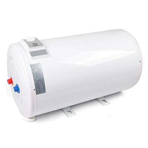50L/80L Calentador eléctrico de agua con juego de ducha y manguera, rango de temperatura del agua 30 – 75 °C, 2 kW (80 L)