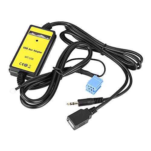 Adaptador de Entrada Auxiliar para automóvil, Cable USB para automóvil Adaptador de Entrada Auxiliar Reproductor de MP3 Radio Interfaz de Audio Entrada de Audio Auxiliar Adaptador Auxiliar Apto Adaptador de Entrada Auxiliar para automóvil, Cable USB para automóvil Adaptador de Entrada Auxiliar Reproductor de MP3 Radio Interfaz de Audio Entrada de Audio Auxiliar Adaptador Auxiliar Apto