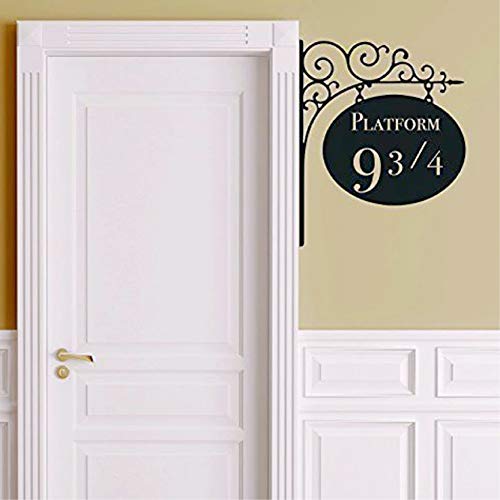 Adhesivo de pared de la puerta de la guardería de Harry Potter de 25 cm de Amikim, adhesivo decorativo de pared extraíble, vinilo de pared decorativo Adhesivo de pared de la puerta de la guardería de Harry Potter de 25 cm de Amikim, adhesivo decorativo de pared extraíble, vinilo de pared decorativo