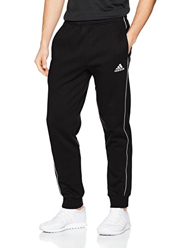 Adidas CORE18 SW PNT Pantalones de Deporte, Hombre, Negro (Negro/Blanco), XL