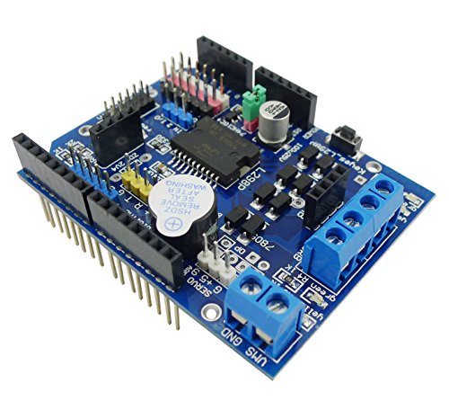 Aihasd L298P Dual Channel Bluetooth Interface High Power H Bridge Motor Driver Shield para Arduino Support Directly Driving 2 DC Motor