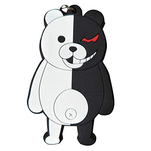 Ailin Online Llavero de goma Danganronpa, diseño de anime japonés Kawaii para llaves, bolsas y estuches (monokuma) Ailin Online Llavero de goma Danganronpa, diseño de anime japonés Kawaii para llaves, bolsas y estuches (monokuma)