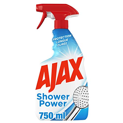 Ajax Shower Power - Limpiador 2 en 1 para cocina, multisuperficie, antical, protección de larga duración, bote de 750 ml