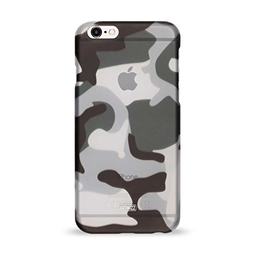 Artwizz Camouflage Clip diseñada para [iPhone 6S Plus, iPhone 6 Plus] - Cubierta Protectora Delgada con un diseño único, Recubrimiento de Tacto Suave, Agarre Suave