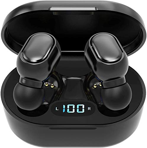 Auriculares inalámbricos Bluetooth 5.0 con caja de carga, micrófono integrado, control táctil, 40 horas de duración, sonido estéreo HD 3D para iOS y Android (B7) Auriculares inalámbricos Bluetooth 5.0 con caja de carga, micrófono integrado, control táctil, 40 horas de duración, sonido estéreo HD 3D para iOS y Android (B7)