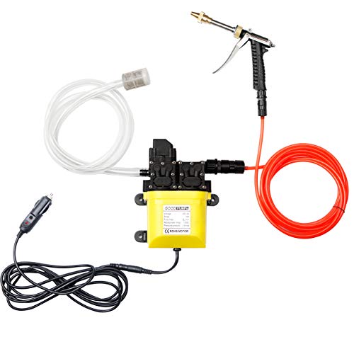 Bomba Lavadora eléctrica portátil: 120W 160 PSI 12V Kit Lavado a Alta presión Bomba de Agua para Limpieza automóviles con tubería de 6M para el hogar | Jardín | Vehículos | Proyectos | Puerta Ventana Bomba Lavadora eléctrica portátil: 120W 160 PSI 12V Kit Lavado a Alta presión Bomba de Agua para Limpieza automóviles con tubería de 6M para el hogar | Jardín | Vehículos | Proyectos | Puerta Ventana
