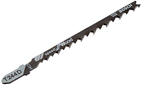 Bosch Professional 2 608 633 626 Hojas de sierra de calar T 244 D, Set de 25 Piezas Bosch Professional 2 608 633 626 Hojas de sierra de calar T 244 D, Set de 25 Piezas