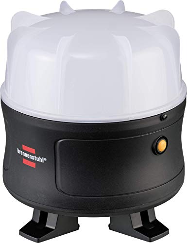 Brennenstuhl foco LED BF 3000 MA a batería recargable de 30W con una iluminación de 360° (luz de trabajo portátil, interruptor, regulable, 3000lm, IP54, cable de 5m)