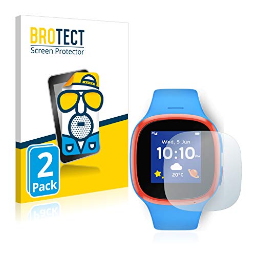 BROTECT Protector Pantalla Anti-Reflejos Compatible con Vodafone V-Kids Watch (2 Unidades) Pelicula Mate Anti-Huellas