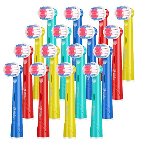 Cabezales para Cepillo de Dientes Infantiles de Milos Compatibles con Cabezales Oral B/Paquete de 16 Cabezales Recambio Oral B Niños Cabezales para Cepillo de Dientes Infantiles de Milos Compatibles con Cabezales Oral B/Paquete de 16 Cabezales Recambio Oral B Niños