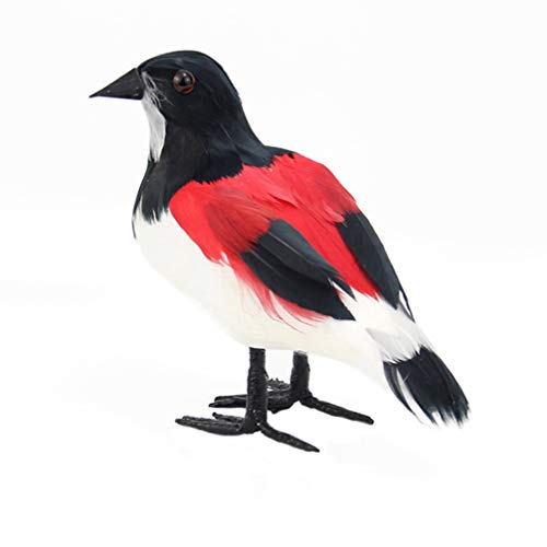 Cabilock Figuras de Pájaros Animales Realistas Establecen Modelos de Animales de Espuma Pájaros Artificiales Niños Juguetes Educativos Estatua Al Aire Libre para Patio Casa de Jardín