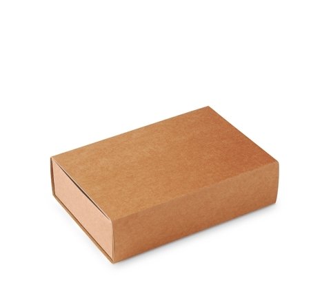Caja Tipo de cerillas, Packaging de Regalo. Color Kraft. Pack de 50 Unidades - L