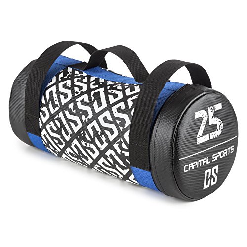 CapitalSports Capital Sports Toughbag Power Bag Saco de Arena 25 kg Cuero Artificial (Entrenamiento Fuerza Resistencia, tiros, oscilaciones, empujes, Revestimiento Suave, 3 Asas de Nylon Resistente) CapitalSports Capital Sports Toughbag Power Bag Saco de Arena 25 kg Cuero Artificial (Entrenamiento Fuerza Resistencia, tiros, oscilaciones, empujes, Revestimiento Suave, 3 Asas de Nylon Resistente)