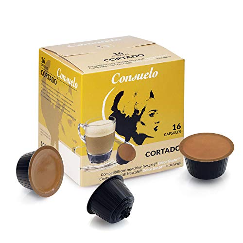 Cápsulas Consuelo compatibles con Dolce Gusto* - 96 cápsulas (16x6) Cápsulas Consuelo compatibles con Dolce Gusto* - 96 cápsulas (16x6)