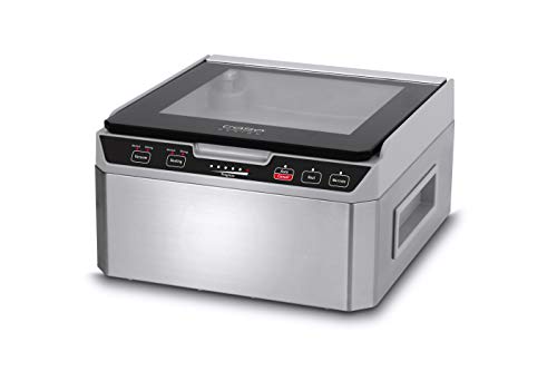 Caso VacuChef 40 - Envasadora al vacío de acero inoxidable, 3 L, cámara de vacío de 70 litros/minuto, doble costura de soldadura, tiempo de vacío y soldadura ajustable, 1417 Caso VacuChef 40 - Envasadora al vacío de acero inoxidable, 3 L, cámara de vacío de 70 litros/minuto, doble costura de soldadura, tiempo de vacío y soldadura ajustable, 1417