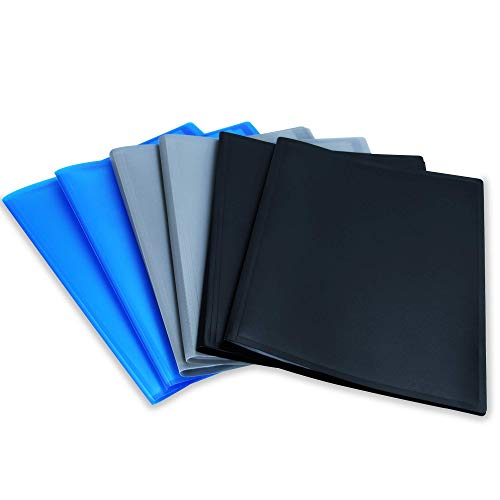 Conjunto de 6 carpetas de visualización A4 | 20 fundas de plástico | Carpeta de presentación | Carpetas | Artículos de oficina y universitarios | Pukkr (Mixto) Conjunto de 6 carpetas de visualización A4 | 20 fundas de plástico | Carpeta de presentación | Carpetas | Artículos de oficina y universitarios | Pukkr (Mixto)