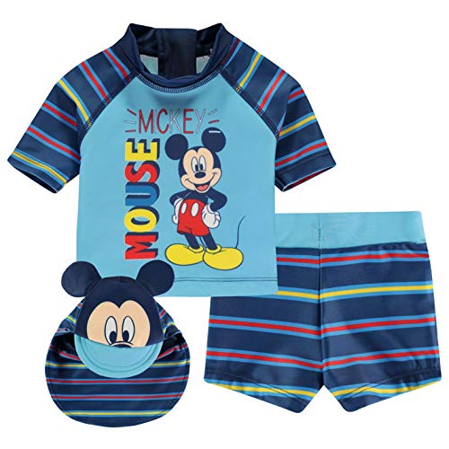 Conjunto de baño para bebé, 3 unidades, de Disney Disney Mickey 9-12 Meses