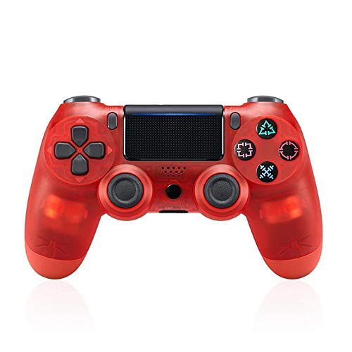 Controlador inalámbrico para PlayStation4-Crystal rojo