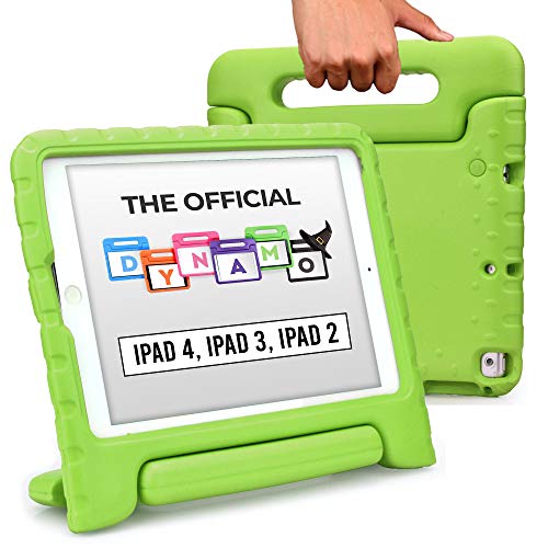 Cooper Dynamo [Funda Resistente] para iPad 4, iPad 3, iPad 2 | Carcasa Tableta, Soporte, manija, Protector Pantalla (Verde)