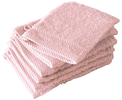 De Witte Lietaer 194835 Lote de 6 manoplas de baño Algodón Rosa 15 x 20 cm De Witte Lietaer 194835 Lote de 6 manoplas de baño Algodón Rosa 15 x 20 cm