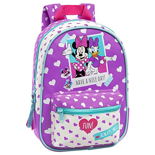 Disney 2492251 Minnie Daisy Nice Day Mochila Infantil, 6.6 litros, Color Rosa
