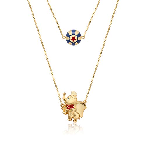 Disney Couture Kingdom - Collar de bola de dumbo y circo chapado en oro Disney Couture Kingdom - Collar de bola de dumbo y circo chapado en oro