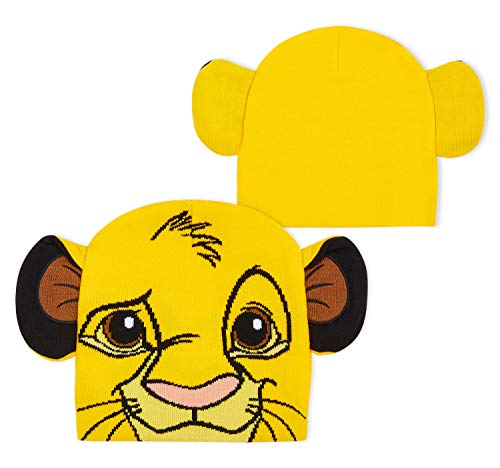 Disney Mickey Mouse Gorro Invierno para Niño, Divertidos Gorros con Cara y Orejas de Mickey Mouse o de Simba, Accesorios Ninos, Regalo para Niño (Amarilla) Disney Mickey Mouse Gorro Invierno para Niño, Divertidos Gorros con Cara y Orejas de Mickey Mouse o de Simba, Accesorios Ninos, Regalo para Niño (Amarilla)