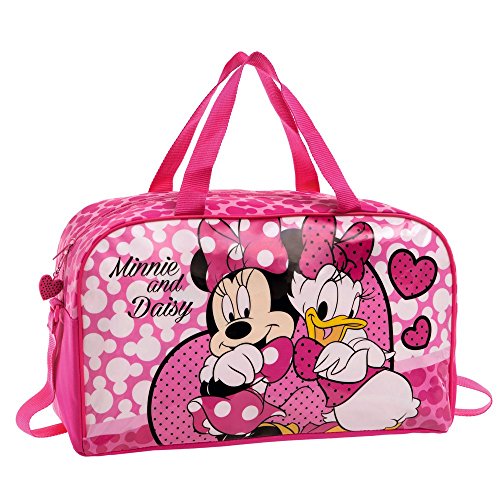Disney Minnie & Daisy Nice Day Bolsa de Viaje, 21.17 litros, Color Rosa