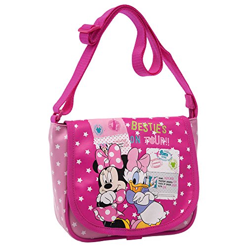 Disney Minnie y Daisy Bandolera con Solapa, Color Rosa Disney Minnie y Daisy Bandolera con Solapa, Color Rosa