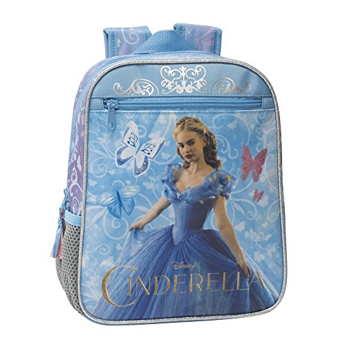 Disney Princesas Cinderella Mochila Preescolar adaptable Multicolor 23x28x10 cms Poliéster y PVC 6.44L
