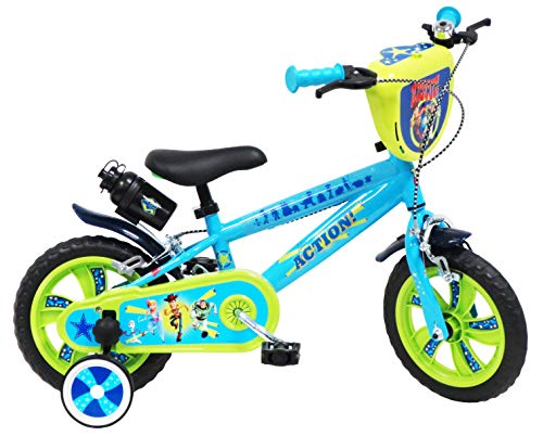 Disney Toy Store-Bicicleta para niño Pulgadas, Azul Claro, 12" (30,5 cm)